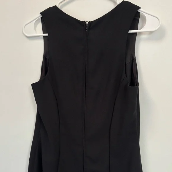 Vintage Jump Apparel Sleeveless Little Black Sheath Dress Women’s Size 5/6 - Picture 3 of 5